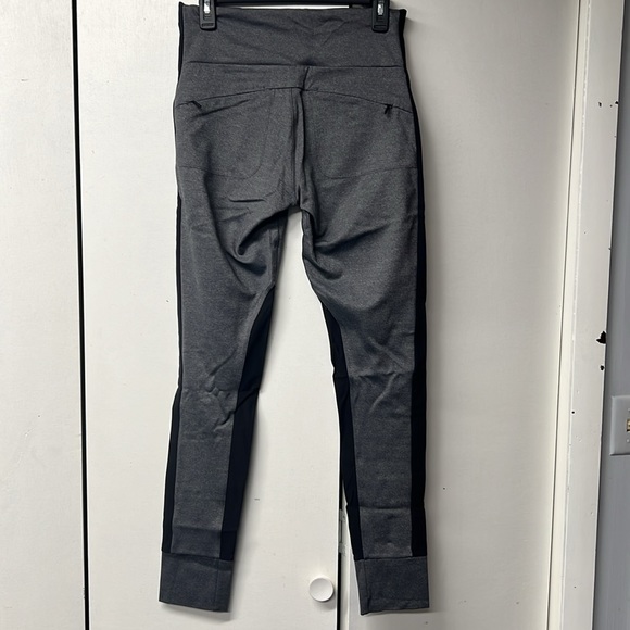 Athleta brand tight jogger style pants in black and grey - Picture 2 of 6